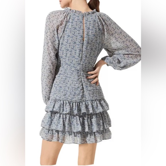 ASTR THE LABEL Tiered Ruffle Minidress size XS NWT - Picture 3 of 8